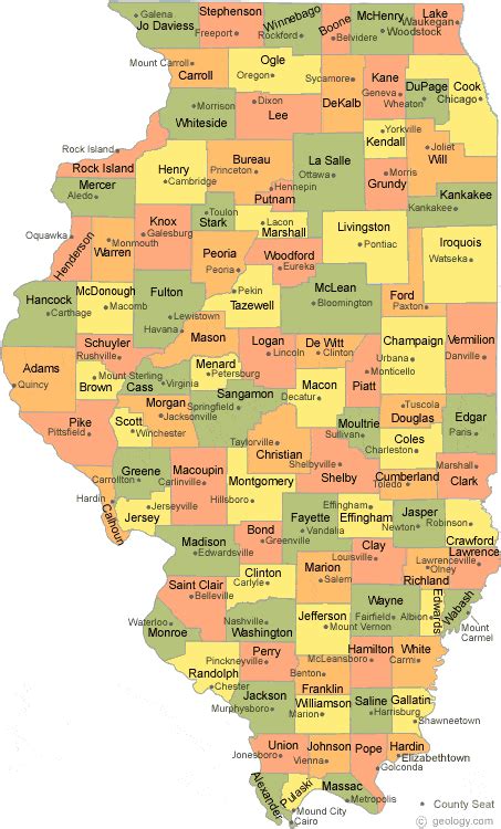 List of counties in Illinois .